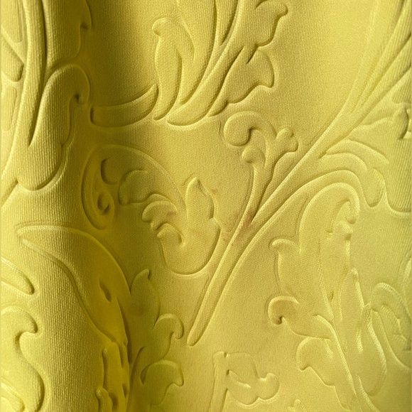 Highlighter Yellow Neon Sleeveless Skater Dress - Picture 8 of 9